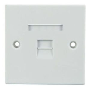 RJ45 OUTLET PLATE WITH SCREWS
