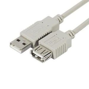 USB A PLUG - A SOCKET EXTENSION LEAD 2M