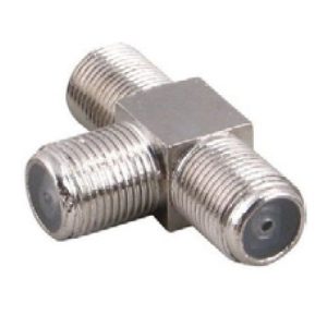 2 WAY TEE F PLUG SPLITTER