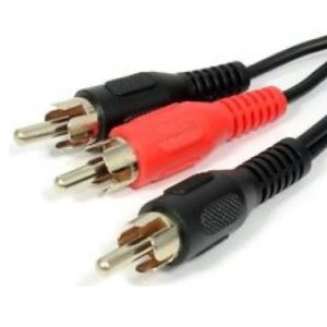 1 PHONO- 2 PHONO PLUG LEAD 1.2M
