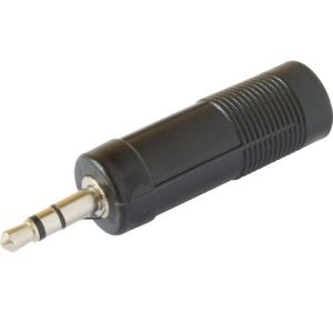 3.5MM STEREO PLUG - 6.35MM STEREO SOCKET