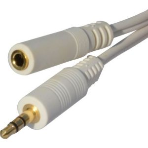 3.5MM PLUG-3.5MM PLUG 50CM WHITE