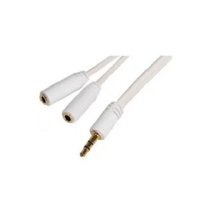 3.5MM PLUG-2 3.5MM SOCKETS 50CM