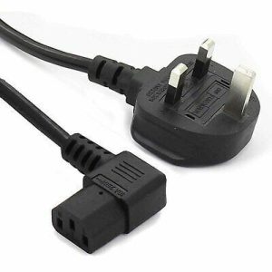 IEC R/ANGLE MAINS LEAD 5M
