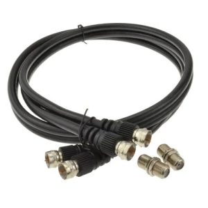 TWIN RG6 SATELLITE EXT. KIT 1 MTR