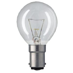 GOLFBALL 25W SBC 240V CLEAR