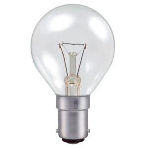 GOLFBALL 60W SBC 240V CLEAR