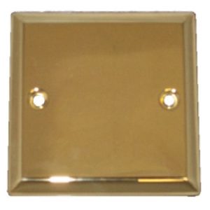 PLAIN BRASS 1G BLANKING PLATE