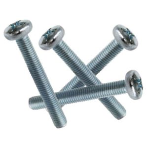 M6 POZI PAN HEAD MACHINE SCREW 50MM - 20PK