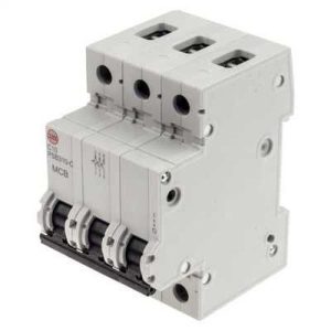 WYLEX 10A C-TYPE TRIPLE POLE MCB