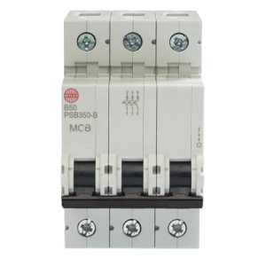 WYLEX 50A B-TYPE TRIPLE POLE MCB