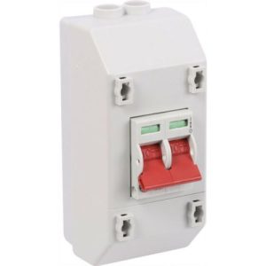 WYLEX 100A DP ISOLATOR WITH ENCLOSURE