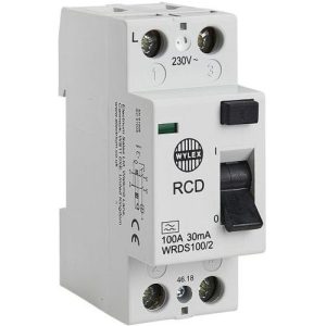 WYLEX 100A 30MA 2-POLE RCD