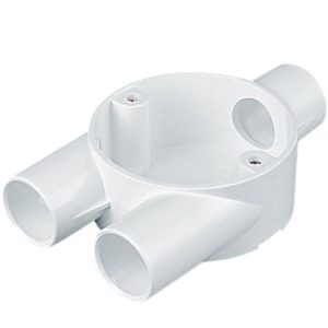 20MM 3WAY Y-BOX WHITE