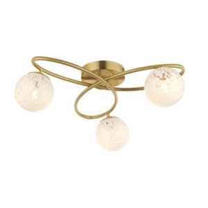 ENDON MAYE 3 LIGHT SEMI FLUSH
